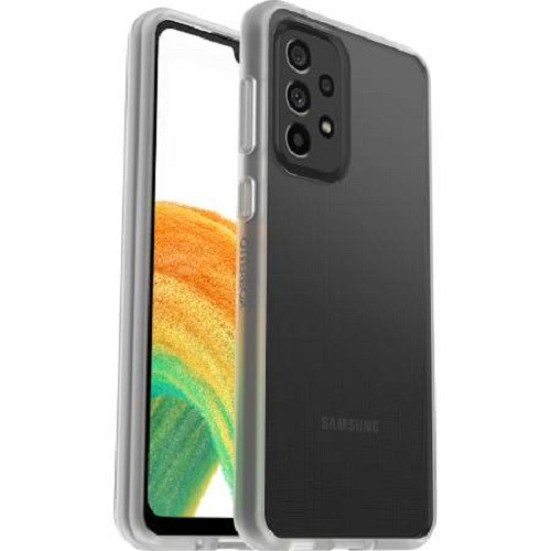 OTTERBOX Samsung Galaxy A33 5G React Series Case - Clear (77-86982), Raised Edges Protect Screen & Camera, 4X Military Standard Drop Protection