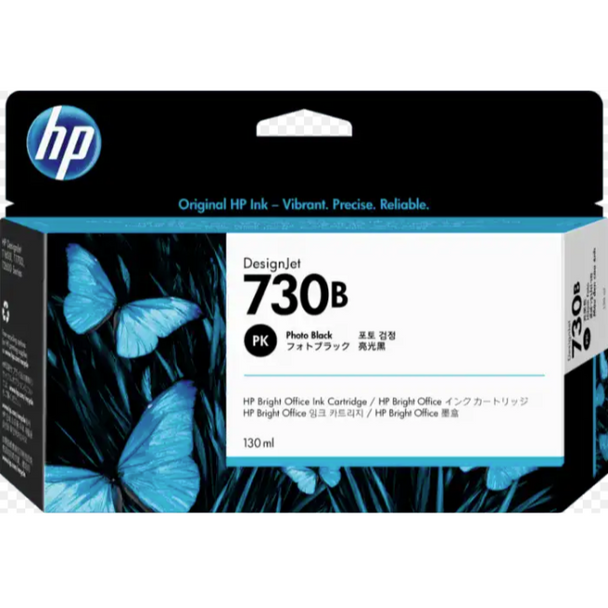 HP 730B 300ml Photo Black DesignJet Ink Cartridge