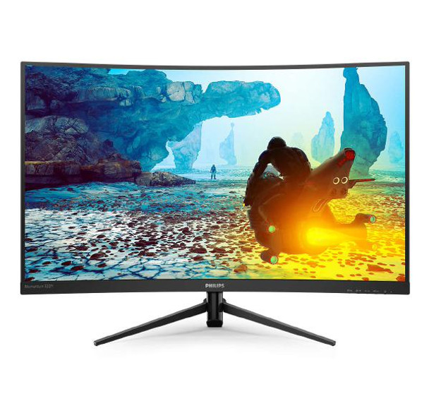 PHILIPS 322M8CZ 32'' FHD 1920 X 1080 VA LED CURVED GAMING MONITOR DISPLAY, FREESYNC, 1MS, 165HZ, HDMI, DP, TILT, 3 YR WTY