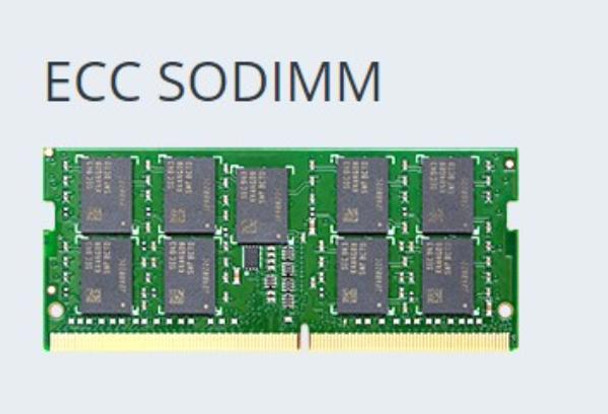 Synology DDR4 ECC Unbuffered SODIMM for DS1621+, DS1821+, RS1221(RP)+