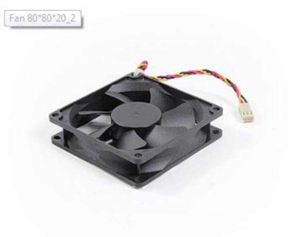 Synology Spare Part- Fan 80*80*20_2Suits Models - NVR216, DS1512+, DS1515+, DS1513+, DS1517+, DS1515, DS418j, DS1517