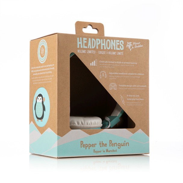 PLANET BUDDIES Wired Headphones Penguin