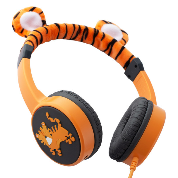 PLANET BUDDIES Furry Headphones Tiger