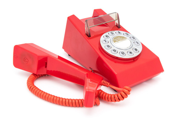 GPO TRIM PHONE PUSH BUTTON - RED