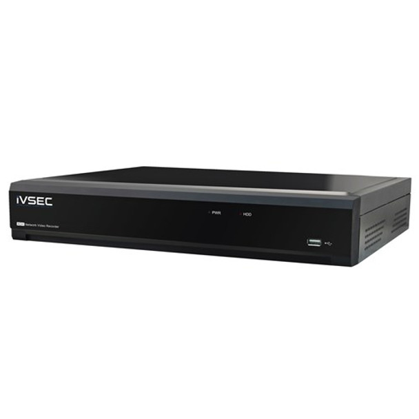 IVSEC NR004XA NVR 4 CHANNELS 8MP 4 POE PORTS 1 BAYS H265 4K HDMI 1YR WARRANTY