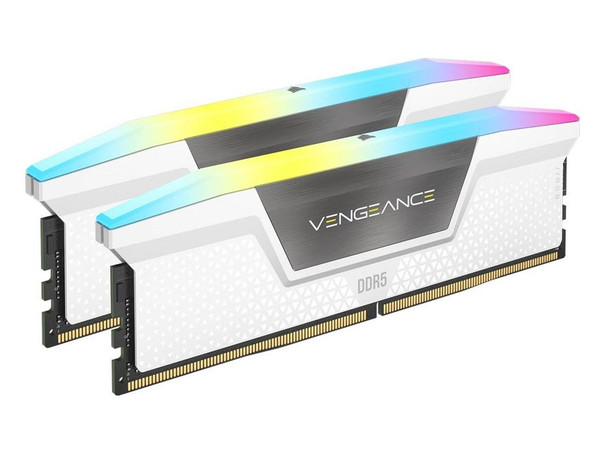 CORSAIR Vengeance RGB 32GB (2x16GB) DDR5 UDIMM 5200MHz C40 1.25V Desktop Gaming Memory White - L-MECMD5-VR2X16G52C40W shop at AUSTiC 3D Shop