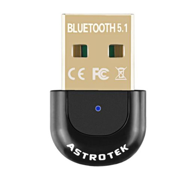 ASTROTEK USB 2.0 bluetooth LED CSR 5.1 Support 10-20meters Distance Dongle Adapter for Laptop Computer Desktop - L-CBAT-USB-BLUETOOTH5 shop at AUSTiC 3D Shop