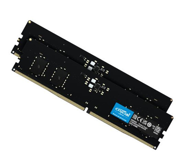 MICRON (CRUCIAL) 16GB (2x8GB) DDR5 UDIMM 4800MHz CL40 Desktop PC Memory - L-MECD5-2X8G48 shop at AUSTiC 3D Shop