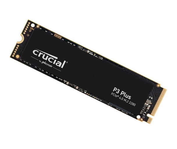 MICRON (CRUCIAL) P3 Plus 500GB Gen4 NVMe SSD 4700/1900 MB/s R/W 110TBW 350K/460K IOPS 1.5M hrs MTTF Full-Drive Encryption M.2 PCIe4 - L-HBC-NVP3P-500G shop at AUSTiC 3D Shop
