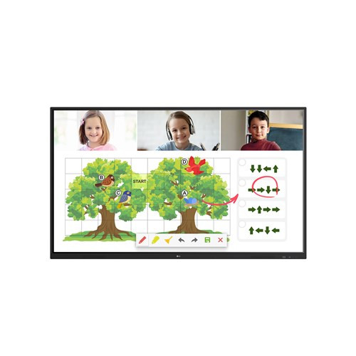 LG LG 86 86TR3DJ 4K IPS 350CD/M2 12001 CONTRAST 20 POINT TOUCH ANDROID 8.0 INTERACTIVE PANEL