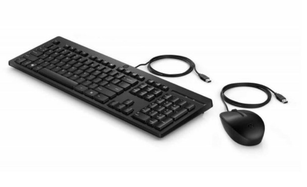 HP 225 Wired Mouse and Keyboard Combo - USB Type-A 3.0 Connection, Windows 10 Operating System Replacemnt of NAHP-H6L29AA