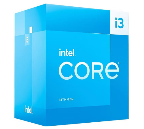 INTEL Intel Core i3 13100 CPU 3.1GHz (4.5GHz Turbo) 13th Gen LGA1700 4-Cores 8-Threads 12MB 60W UHD Graphics 730 Retail Raptor Lake with Fan