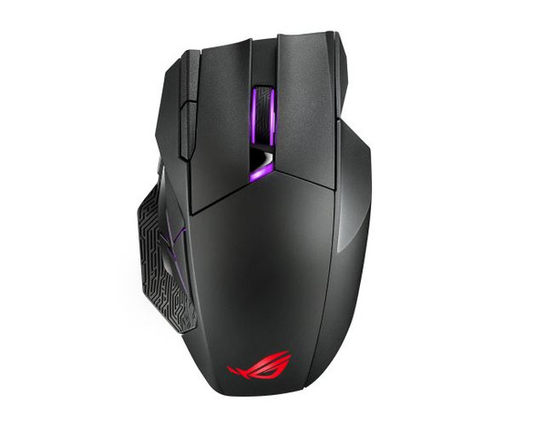 ASUS ROG SPATHA X Gaming Mouse 19,000 dpi,Exclusive Push-Fit Switch Sockets, ROG Micro Switches, ROG Paracord and Aura Sync RGB lighting