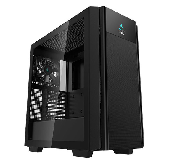 DEEPCOOL CH510 Mesh Digital Mid-Tower ATX Case,Tempered Glass 1 x 120mm Pre-Installed Fans, 2 x 3.5' Drive Bays, 7 x Expansion Slots