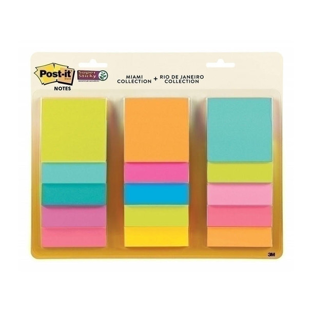  POST-IT S/S Notes ValPack Bx12 