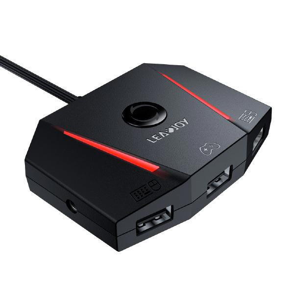 GAMESIR Leadjoy VX2 AimBox Console Keyboard &amp; Mouse Adapter with 3.5mm audio jack - Works with Xbox One, Xbox Series X/S, PS4, PS5, Nintendo Switch. 