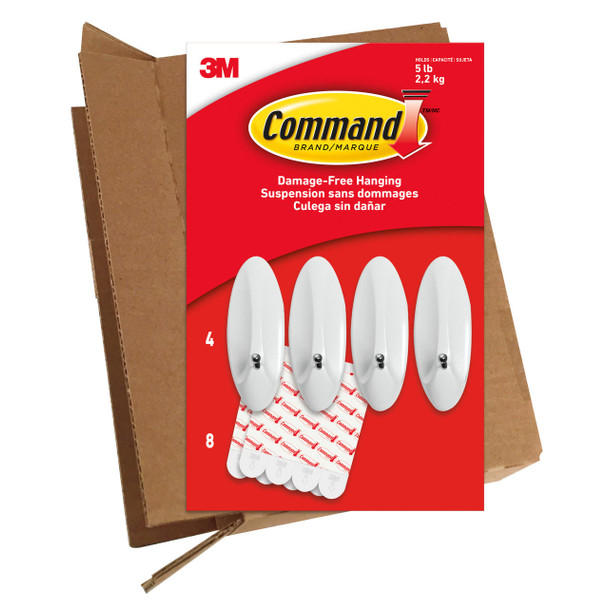 COMMAND Command GP069-4NA Value Pack Large Wire Hooks 4PK 