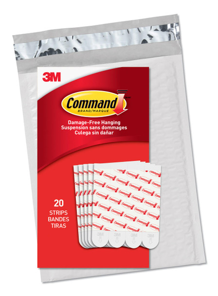 COMMAND Command GP023-20NA Value Pack Refill Strips, Large, White 