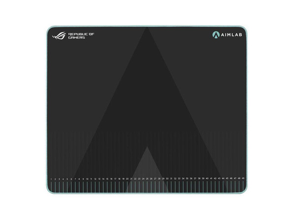 ASUS ROG Hone Ace Aim Lab Edition Large Gaming Mouse Pad (508x420x3mm) WaterOilDust Repellent, Work W Aim Lab ROG 360 Task, Hybrid Cloth Surface