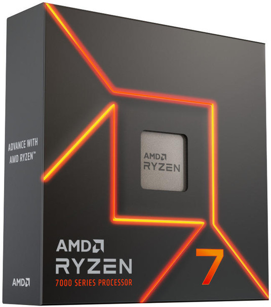 AMD Ryzen 7 7700 8 Cores  16 Threads, 65 watts, Max Freq 5.3Ghz, 40MB Cache, Wraith Prism Cooler & Radeon Graphics