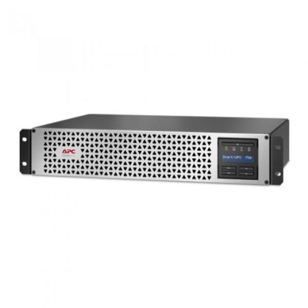 APC Smart-UPS 750VA600W Line Interactive UPS, 2U RM, 230V10A Input, 6x IEC C13 Outlets, Li-Ion Battery, SmartConnect Port & Slot, Short Depth