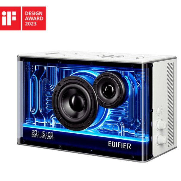 EDIFIER QD35 Tabletop Bluetooth Speaker with GaN charger - White