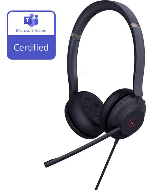  YEALINK UH37 Dual USB Teams Headset, Dual, USB-A & USB-C, Dual Noise-Canceling Mics, Busy Light 