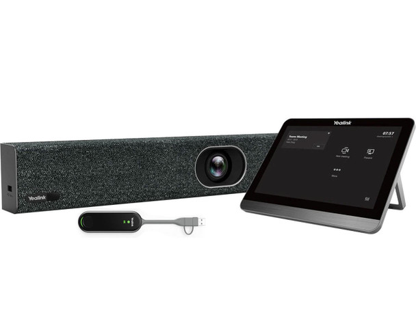 YEALINK A20 Collaboration Bar for Small Rooms, includes CTP18 Touch Panel and WPP30 Wireless Content Sharing and BYOD