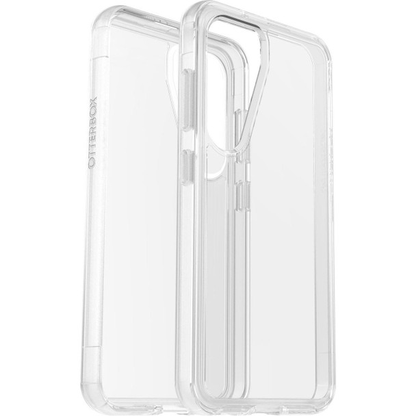 OTTERBOX Symmetry Clear Samsung Galaxy S23 5G (6.1') Case Clear - (77-91213), Antimicrobial, 3X Military Standard Drop Protection, Raised Edges