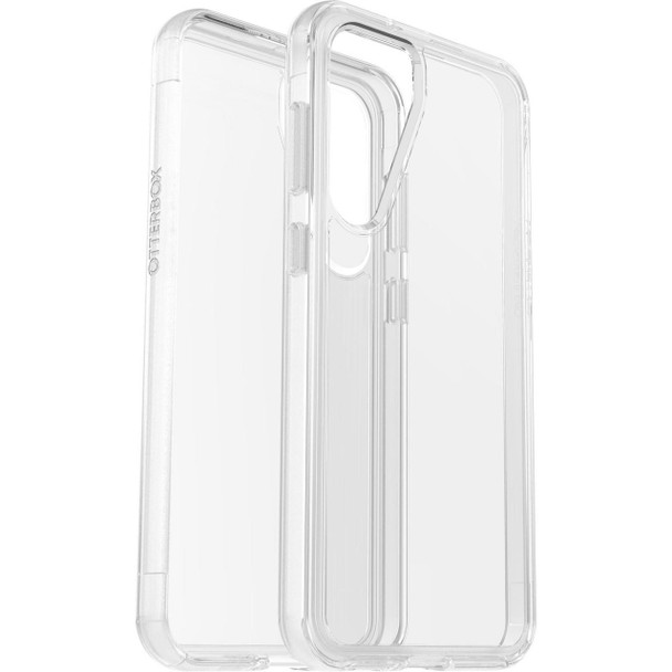 OTTERBOX Symmetry Clear Samsung Galaxy S23+ 5G (6.6') Case Clear - (77-91192), Antimicrobial, 3X Military Standard Drop Protection, Raised Edges