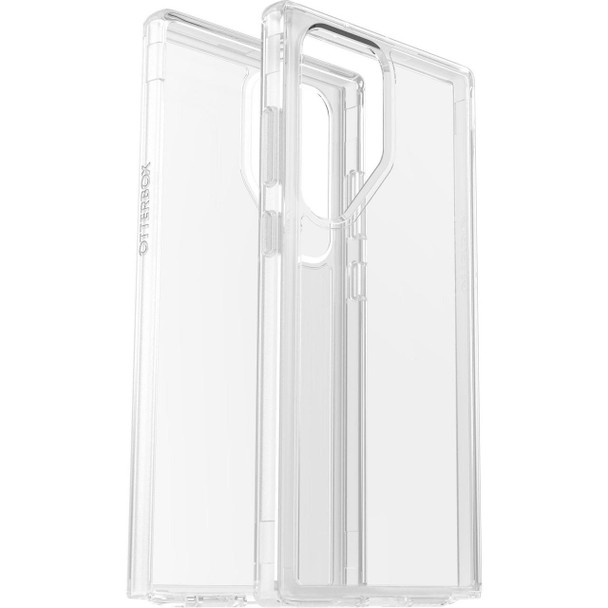 OTTERBOX Symmetry Clear Samsung Galaxy S23 Ultra 5G (6.8') Case Clear - (77-91234), Antimicrobial, 3X Military Standard Drop Protection, Raised Edges