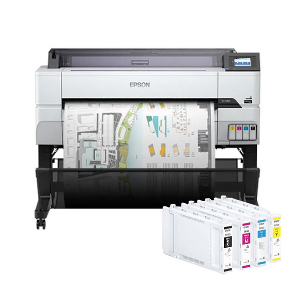 EPSON SCT5465 Large Format Printer & E41V Inks