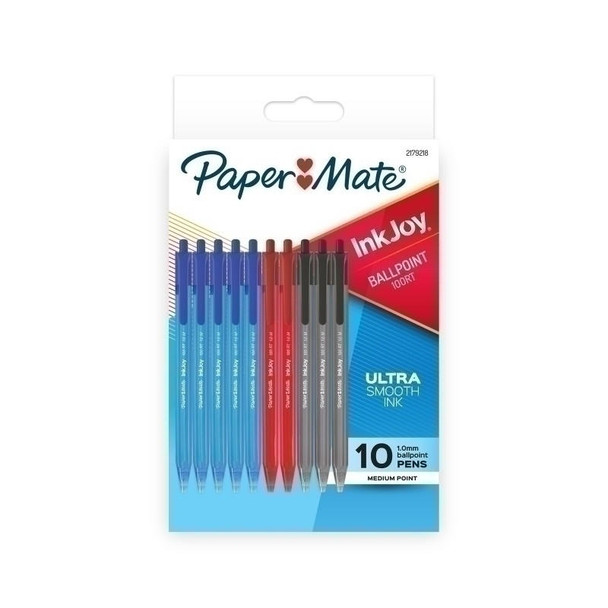 PAPER MATE InkJ100RT BP Bus Pack of 10R Box of 12