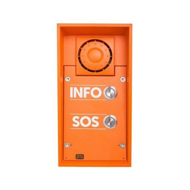 AXIS IP SAFETY - 2 BUTTONS & 10W SPEAKER INFOSOS LABELS