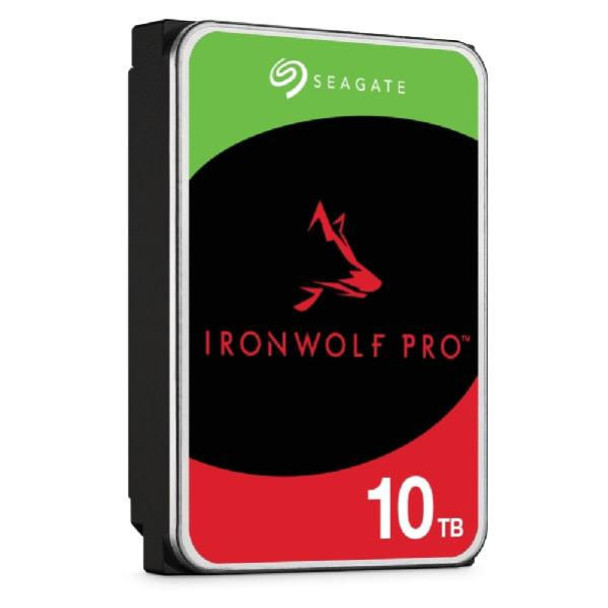 SEAGATE Seagate IronWolf Pro, NAS, Internal 3.5 HDD, 10TB, SATA 6Gbs, 7200RPM, 256MB Cache, Limited 5 Year