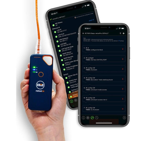  NETOOL PRO 2 - Portable Network Engineering Tool - Scan Network (VLAN, Switch data, STP, PCAP, DHCP, Ping, Traceroute and More) 