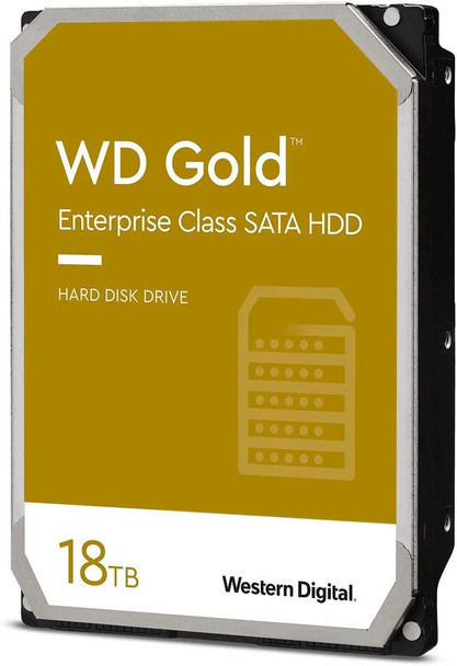  WESTERN DIGITAL Digital 18TB WD Gold Enterprise Class Internal Hard Drive - 7200 RPM Class, SATA 6 Gb/s, 512 MB Cache, 3.5'- 5 Years Limited Warranty 