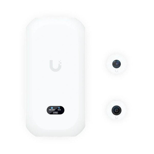  UBIQUITI Camera AI Theta, 8MP Wide Angle Lens (97.5˚ H), 12MP Fisheye 360˚ Lens, Colour LCM Display For Device Status Monitoring 