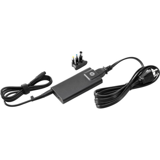  HP 65W Slim AC Adapter USB 4.5mm 7.4mm 