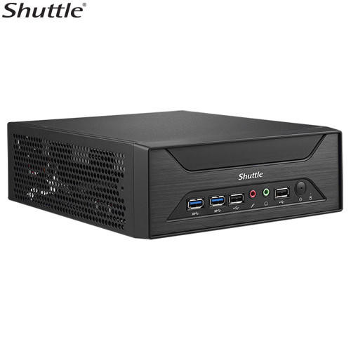 SHUTTLE XH270 Slim Mini PC 3L Barebone - Support Intel KBL&SKY CPU, 4x 2.5' HDD/SSD bay (RAID), 2xLAN, HDMI, DP, VGA, RS232, 2xDDR4,  M.2 2280, 120W