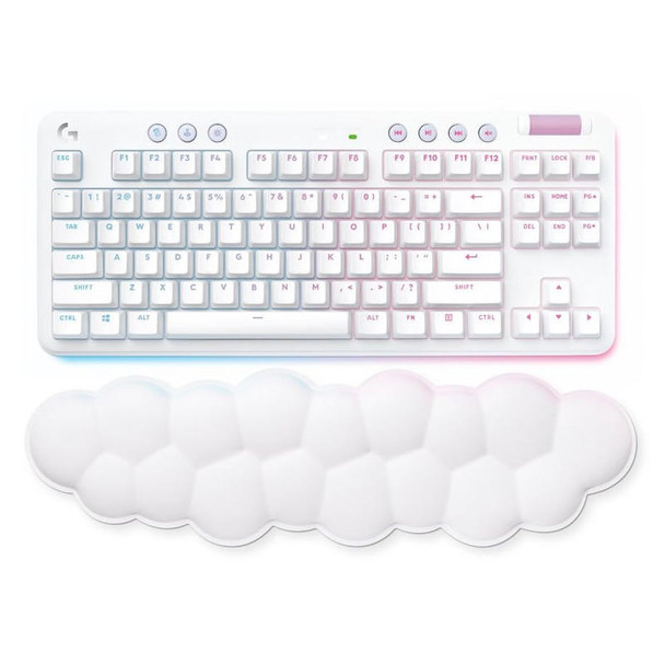 LOGITECH G713 Wired Ten-Keyless Mechanical Gaming Keyboard White Linear Tactile TKL