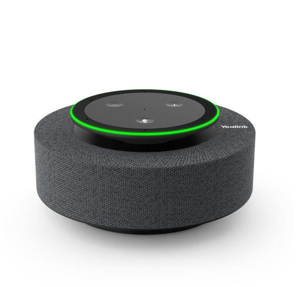 YEALINK MSpeech Smart USB Speaker, built-in 3 microphone arrays, Voice regconition (voice transcription, real-time translation) and Cortana assistant