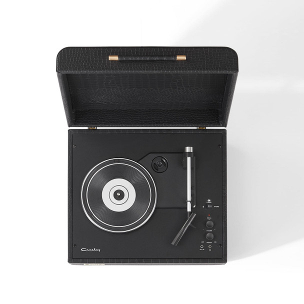 CROSLEY Crosley Mercury Turntable - Black + Bundled Crosley Record Storage Crate