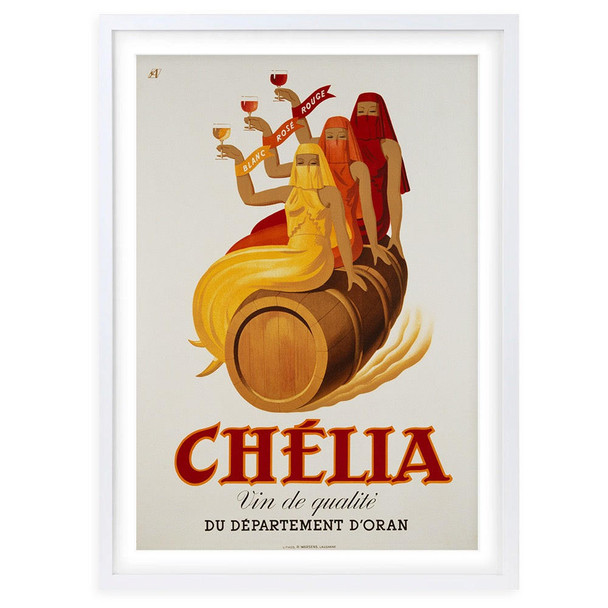  Wall Art's Chelia Large 105cm x 81cm Framed A1 Art Print 
