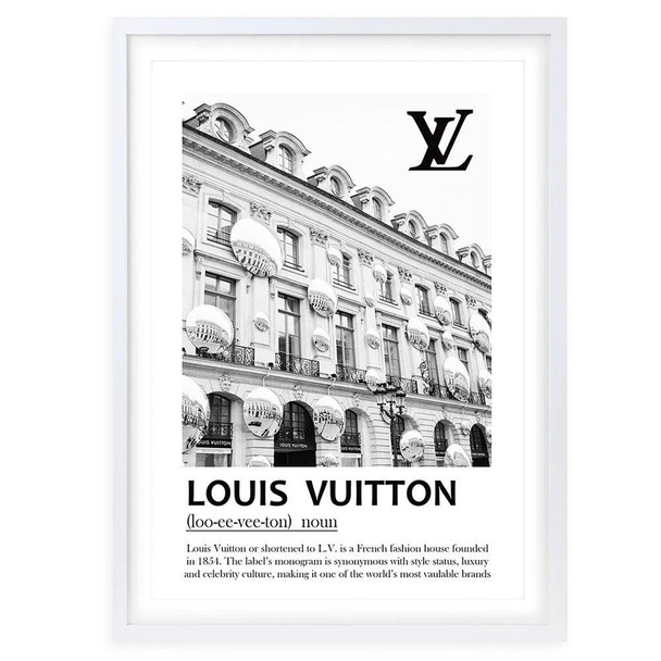  Wall Art's Louis Vuitton Building 2 Framed A1 Art Print 