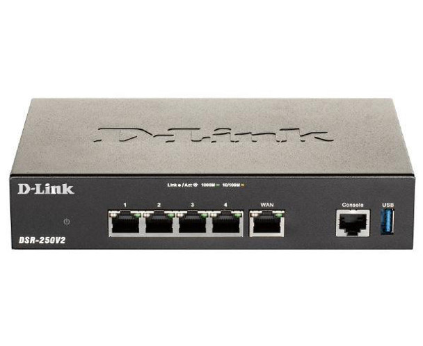 D-LINK D-Link Unified Services DSR-250v2 VPN Router 