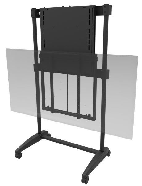 EASILIFT EX-DEMO USED Condition - EasiLift Dynamic Height Adjustable Portable TV Stand ideal for Interactive Display Panels - 60-90kg's 