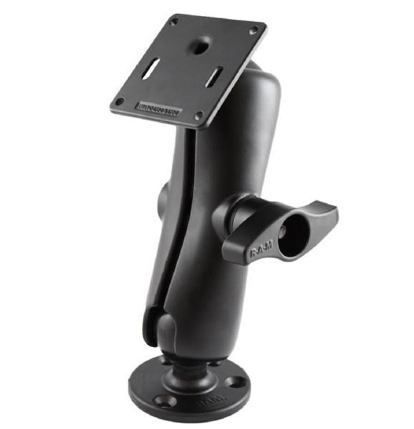 RAMMOUNT RAM Double Ball Mount with 75x75mm VESA Plate - D Size Medium