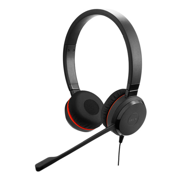  JABRA EVOLVE 20 SE UC Stereo USB-A Entry-level Business Headset, Passive noise cancellation, 