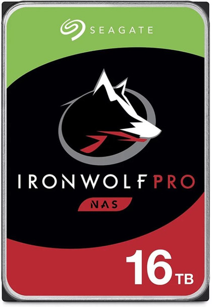 SEAGATE ST16000NT001 16TB IronWolf Pro 3.5' SATA NAS Hard Drive 7200 RPM 256MB Cache HDD. 5 Years